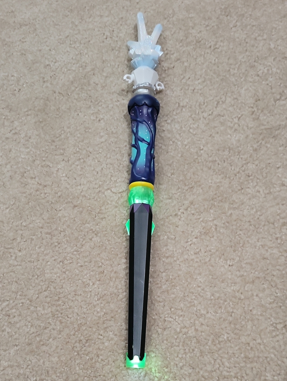 MagiQuest Magic Quest Great Wolf Lodge Wand Blue Green. ICE TOP.
